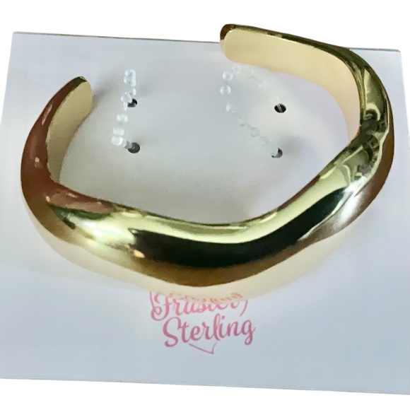 NWT Frasier Sterling X Curateur Cosmo Gold Cuff in Gold - Picture 8 of 9